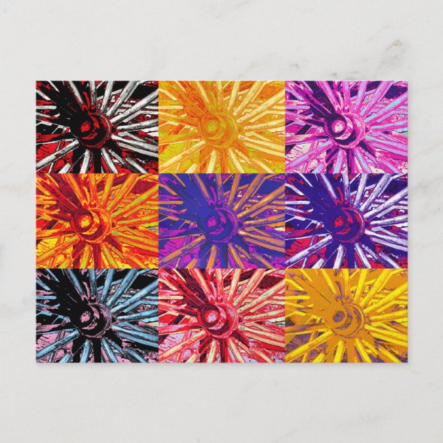 WAGON WHEEL POSTKARTE (Vorderseite)