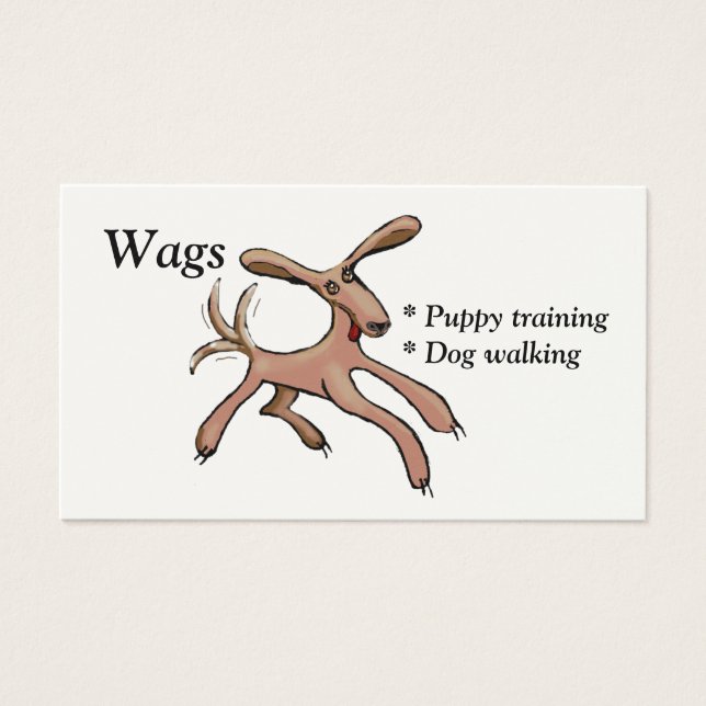 Wags Welpentraining und Hundewandern (Vorderseite)