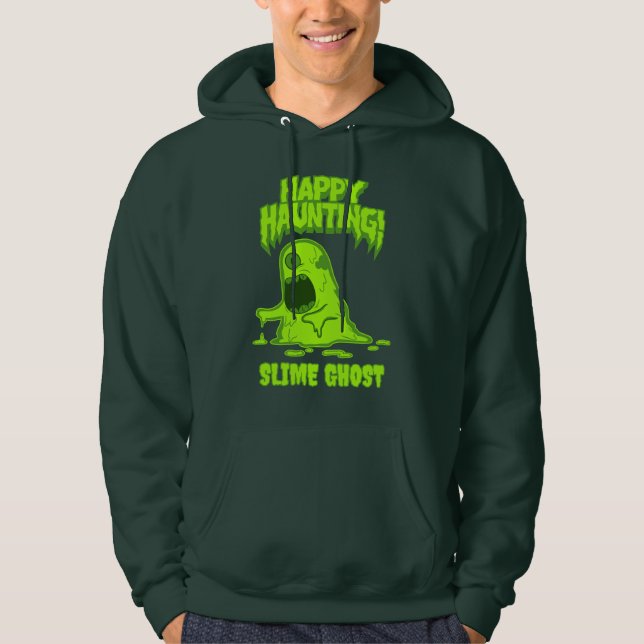 Wagt es, in diese Spuk Halloween-Welt einzutreten Hoodie (Vorderseite)