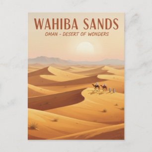 Wahiba-Sande Oman Reise Postkarte