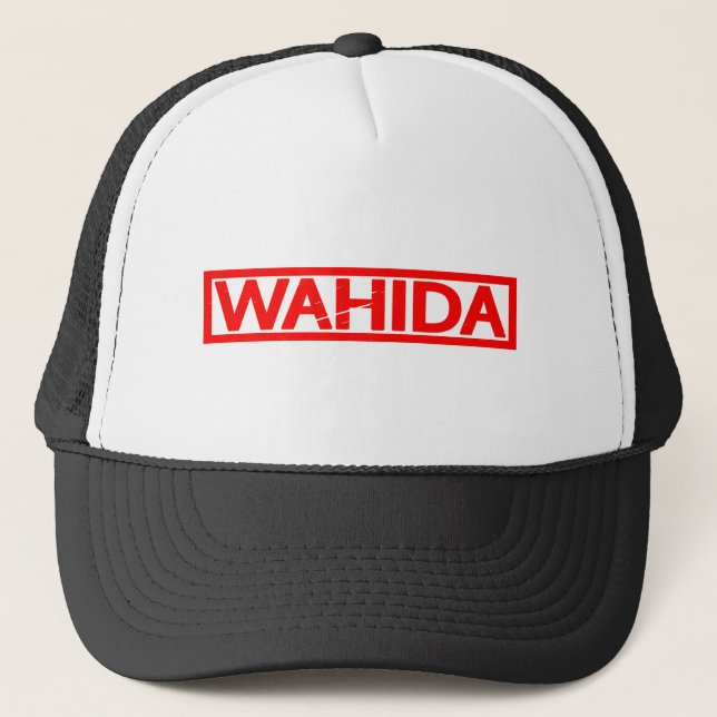 Wahida-Briefmarke Truckerkappe (Vorderseite)