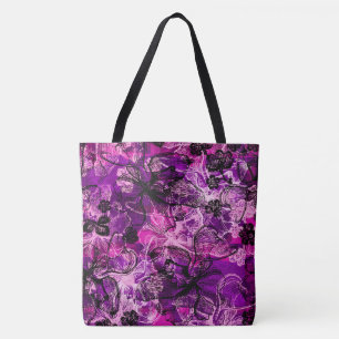 Wahine Lace Hawaiian Orchid Beach Bag Tasche