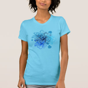 Wahine Lace Hawaiian Orchid T-Shirts