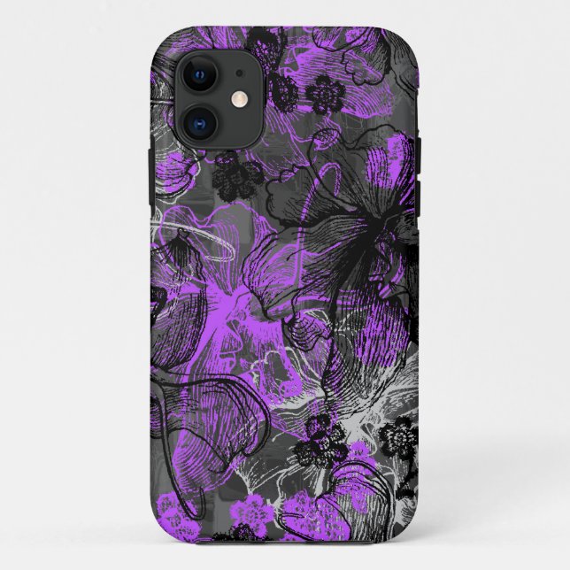 Wahine Spitze-Hawaiianer-Orchidee Case-Mate iPhone Hülle (Rückseite)