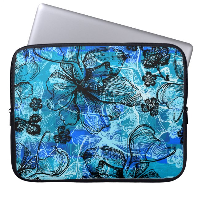 Wahine Spitze-hawaiischer NeoprenWetsuit Laptopschutzhülle (Vorderseite)