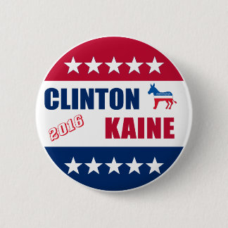 Wahl 2016 Clintons Kaine | Button