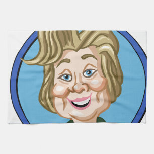 Wahl 2016 Hilary Clinton Küchentuch