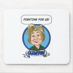Wahl 2016 Hilary Clinton Mousepad