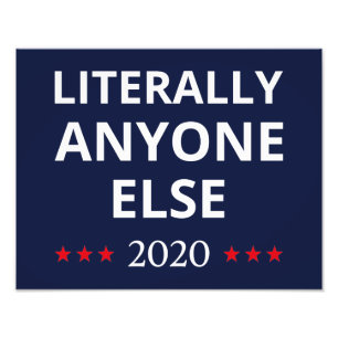 Wahl 2020, Anti-Trump - Jeder andere II Fotodruck