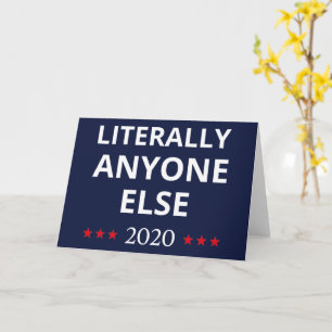 Wahl 2020, Anti-Trump - Jeder andere II Karte