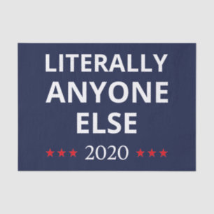 Wahl 2020, Anti-Trump - Jeder andere II Seidenpapier