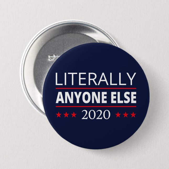 Wahl 2020, Anti-Trump - Jeder andere III Button (Vorne & Hinten)