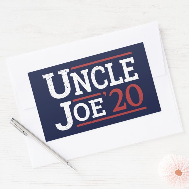 Wahl 2020 - Onkel Joe Rechteckiger Aufkleber (Umschlag)