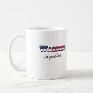 Wahl 2020 Warren zum Präsidenten Kaffeetasse