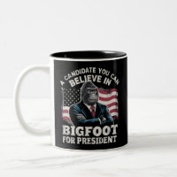 Wahl 2024 Funny Vote Sasquatch USA