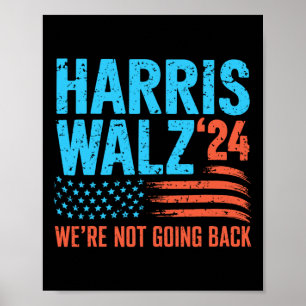 Wahl 2024 Kamala Harris Tim Waltz 2024 Poster