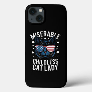 Wahl 2024 Kinderlose Katzenlady Feministische Abst Case-Mate iPhone Hülle
