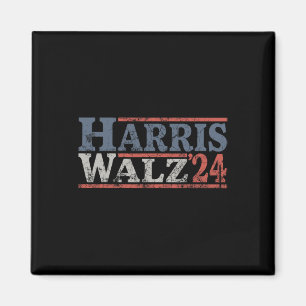 Wahl 2024 Wahl Kamala Harris Tim Waltz 2024 4 Magnet