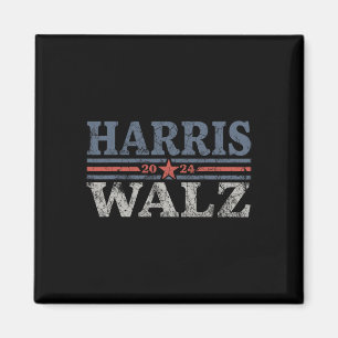 Wahl 2024 Wahl Kamala Harris Tim Waltz 2024 4 Magnet