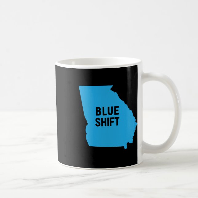 Wahl Biden Harris - Blue Shift Georgia Kaffeetasse (Rechts)