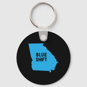 Wahl Biden Harris - Blue Shift Georgia Schlüsselanhänger