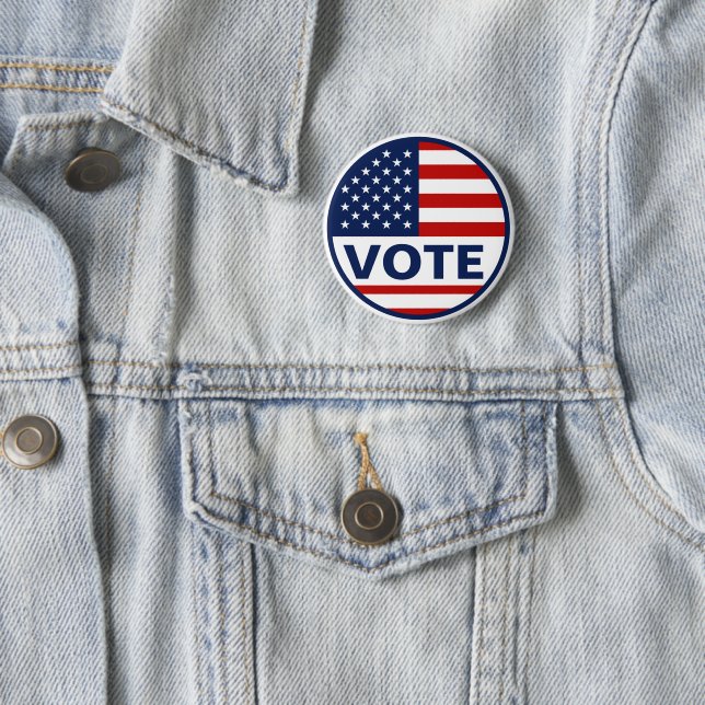 Wahl der Präsidentschaftswahlen unter amerikanisch Button (Beispiel)