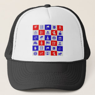 Wahl der USA Truckerkappe