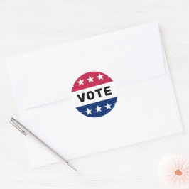 Wahl des amerikanischen Präsidenten 2024 Patriotic Runder Aufkleber