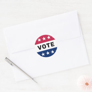 Wahl des amerikanischen Präsidenten 2024 Patriotic Runder Aufkleber