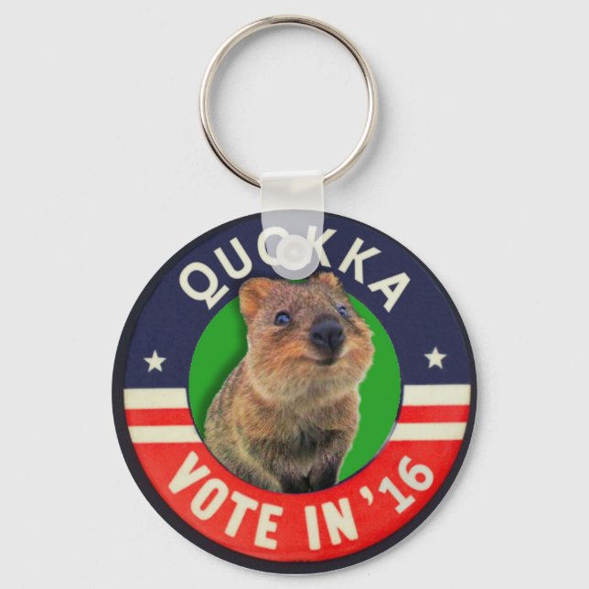 Wahl des Quokka-Präsidenten 2016 Schlüsselanhänger (Vorderseite)