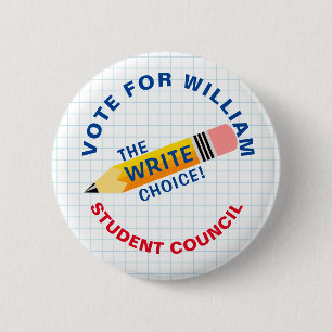 Wahl für den Präsidenten der Klasse: Wahl durch SC Button
