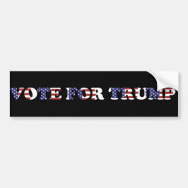 Wahl für Trump - Pro Donald Trump Autoaufkleber