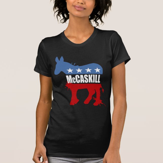 Wahl-Gang CLAIRE MCCASKILL T-Shirt (Vorderseite)