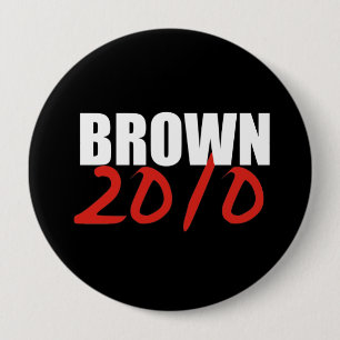 Wahl-Gang JERRY BROWN Button