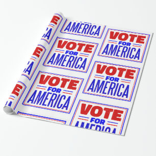 Wahl in Amerika Geschenkpapier