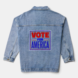 Wahl in Amerika Jeansjacke
