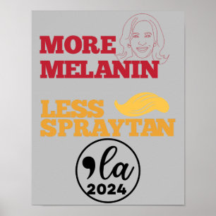 Wahl Kamala Harris 2024 Funny Anti Trump Poster