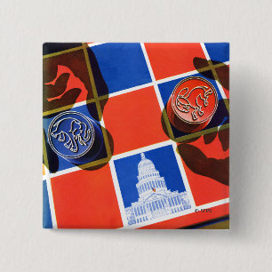 Wahl-Kontrollbrett Button