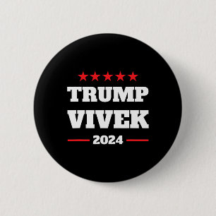Wahl Kühne Proud Pro Donald Trump Vivek 2024 Button