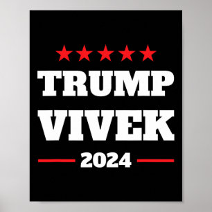 Wahl Kühne Proud Pro Donald Trump Vivek 2024 Poster
