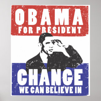 WAHL OBAMA 2008 POSTER