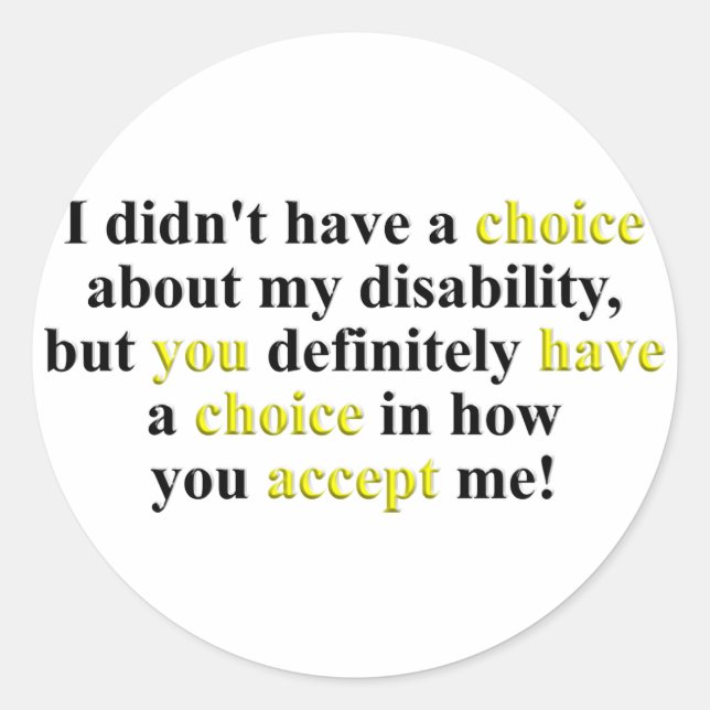 Wahl Runder Aufkleber (Vorderseite)