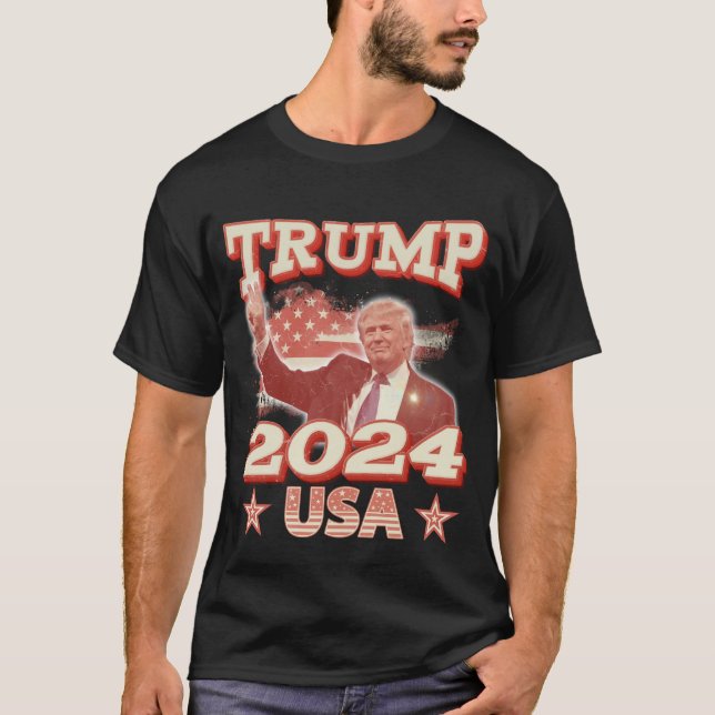Wahl Trump 2024 T-Shirt (Vorderseite)