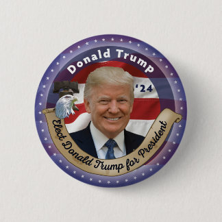 Wahl von Donald Trump zum Präsidenten - 2024 Button