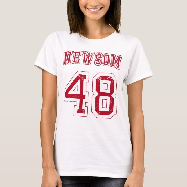 Wahl von Gavin Newsome, 48. Präsident 2028 T-Shirt (Vorderseite)