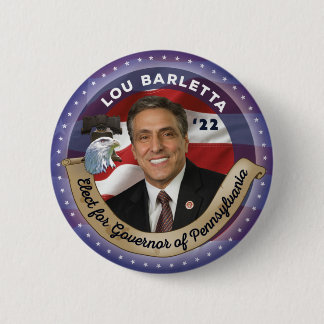 Wahl von Lou Barletta zum Gouverneur von Pennsylva Button