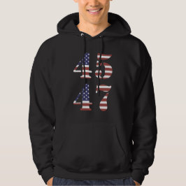 Wahl von Trump 45 47 2024 Hoodie