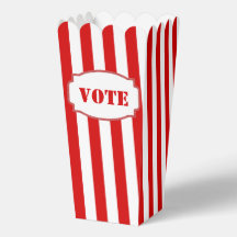 Wahlabstimmung Popcorn Gefallen Box