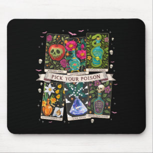 Wähle deine giftigen lustigen Trinke-mich-Potionen Mousepad
