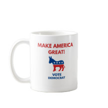 Wähle Demokraten Pro-Demokratie Kaffeetasse